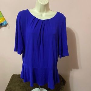 Liz Claiborne large blue top